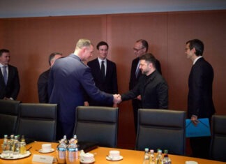 В Берлине началась встреча Зеленского с Уиткоффом и Кушнером