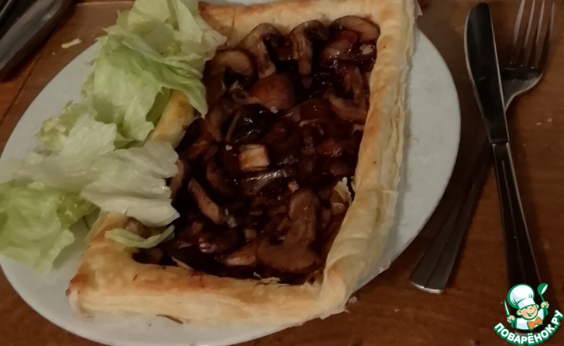 Грибной тарт