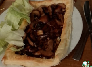 Грибной тарт