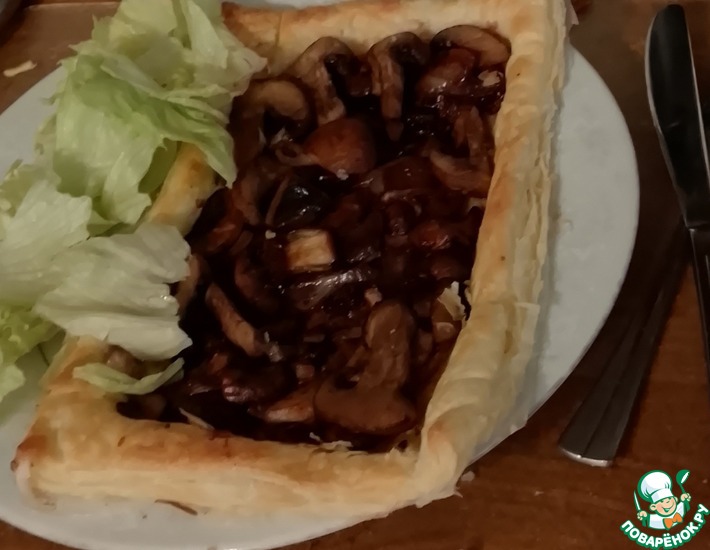 Грибной тарт