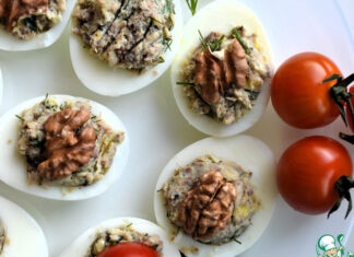 Яйца, фаршированные иваси