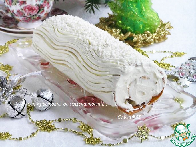 Кокосовый рулет "Снежный"