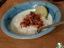 Креветки с зелёным луком «Ода Ямайке»