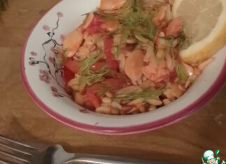 Орзо с харисой, бобами, кедровыми орешками