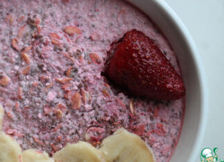 Овсянка с семенами чиа