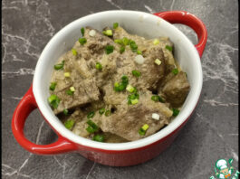 Печень в сливках