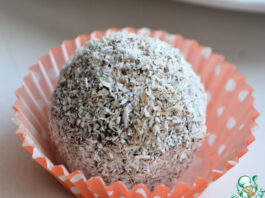 Шарики с черносливом и семенами льна