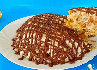 Торт из 3 ингредиентов без выпечки и духовки