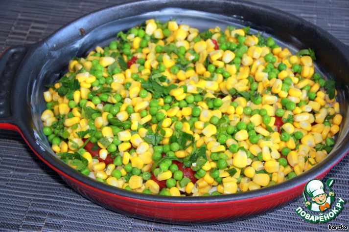 Зимняя запеканка с копчeной рыбой