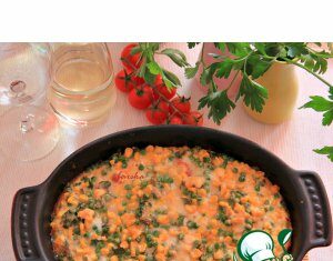 Зимняя запеканка с копчeной рыбой