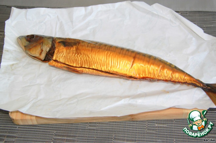 Зимняя запеканка с копчeной рыбой