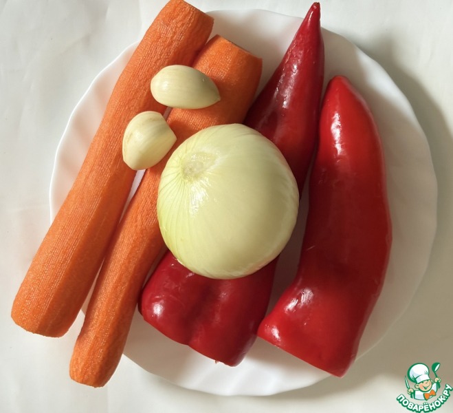 Булгур с куриной грудкой и овощами