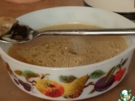 Грибной суп с йогуртом, фасолью, орзо