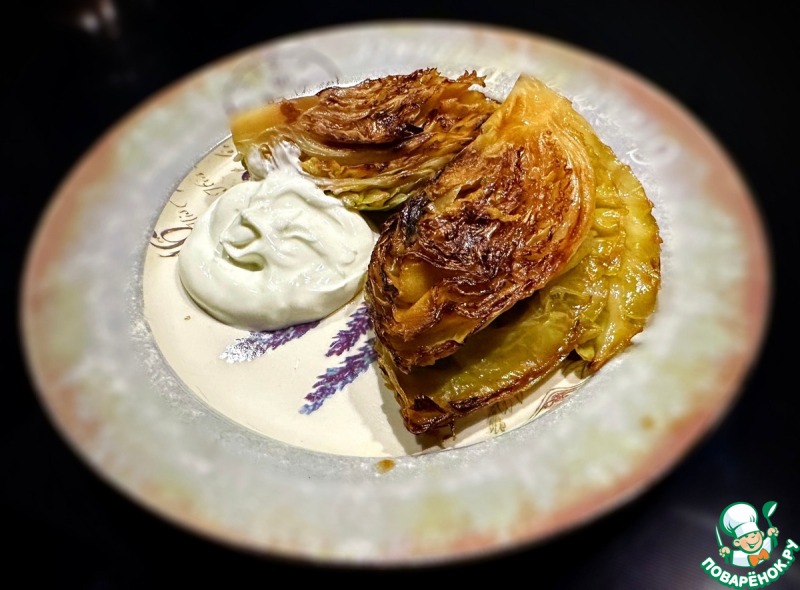 Капуста. Молодая. Но жареная