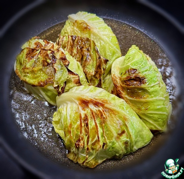 Капуста. Молодая. Но жареная