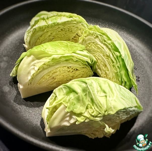 Капуста. Молодая. Но жареная
