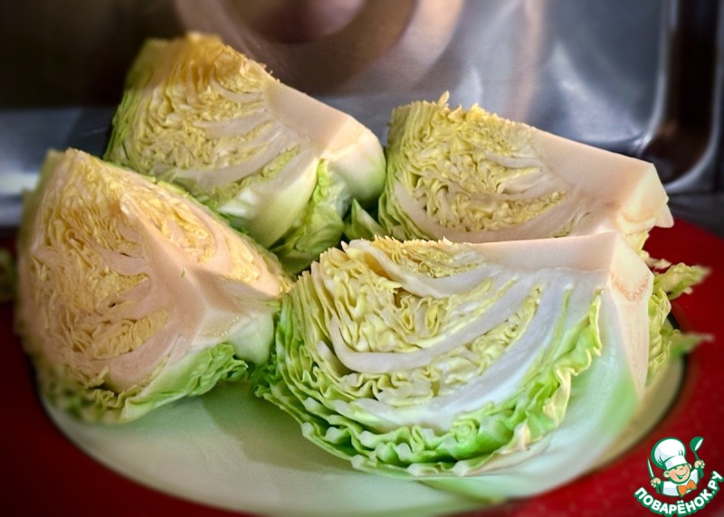 Капуста. Молодая. Но жареная