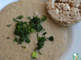 Крем-суп грибной