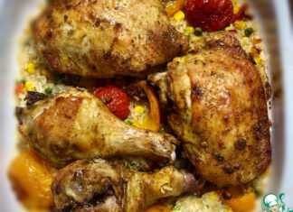 Курица с овощами по-гавайски