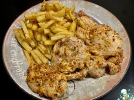 Курица в йогурте. Бёдра с картошкой в духовке