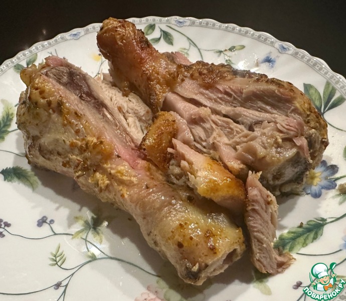 Курица в йогурте. Бёдра с картошкой в духовке