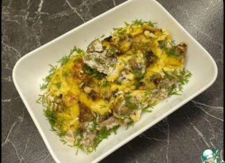 Мясо в сливках в духовке