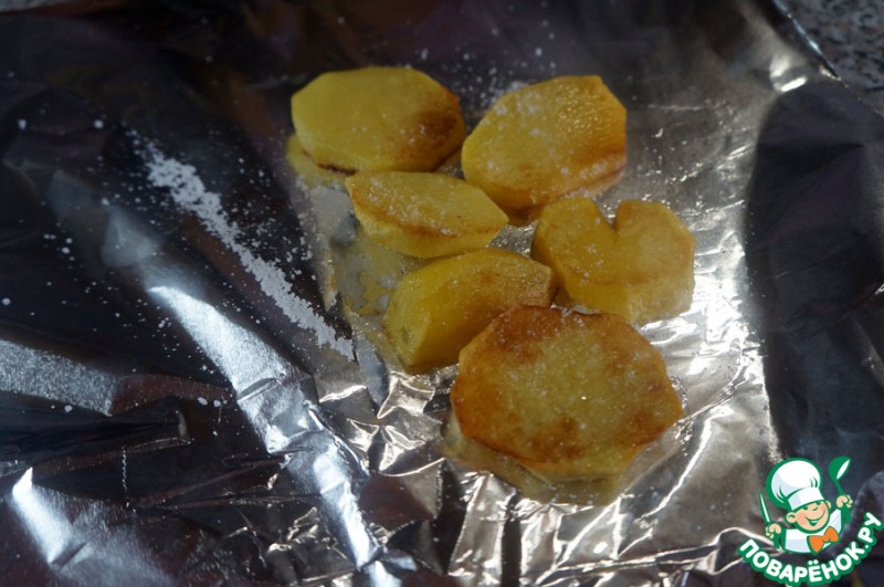 Палтус в фольге