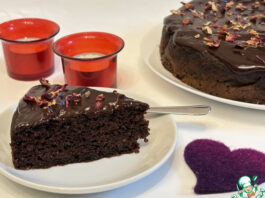 Шоколадно-свекольный пирог