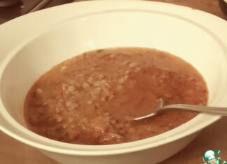 Сирийский суп из красной чечевицы