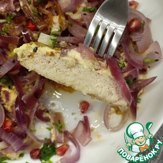 Свинина, томленая с луком