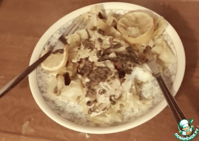 Треска в масле из каперсов, анчоусов