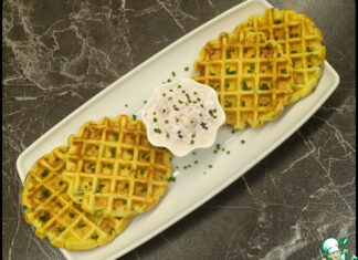 Вафли картофельные с зеленью