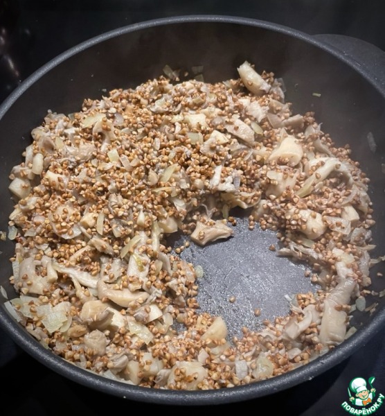 Вешенки и гречка