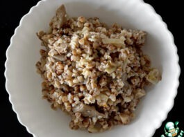 Вешенки и гречка