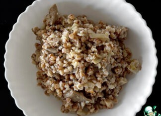 Вешенки и гречка