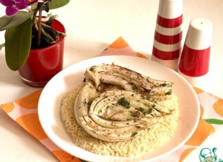 Запечённый фенхель