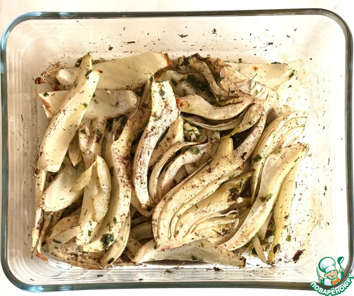 Запечённый фенхель