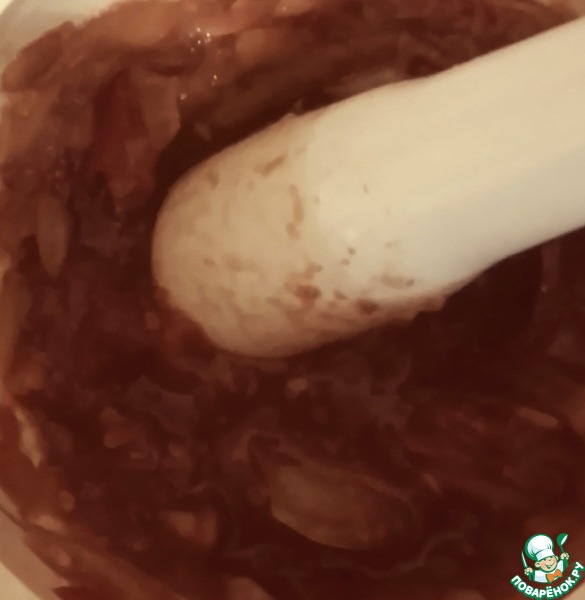 Жареная треска с самбалом из помидоров