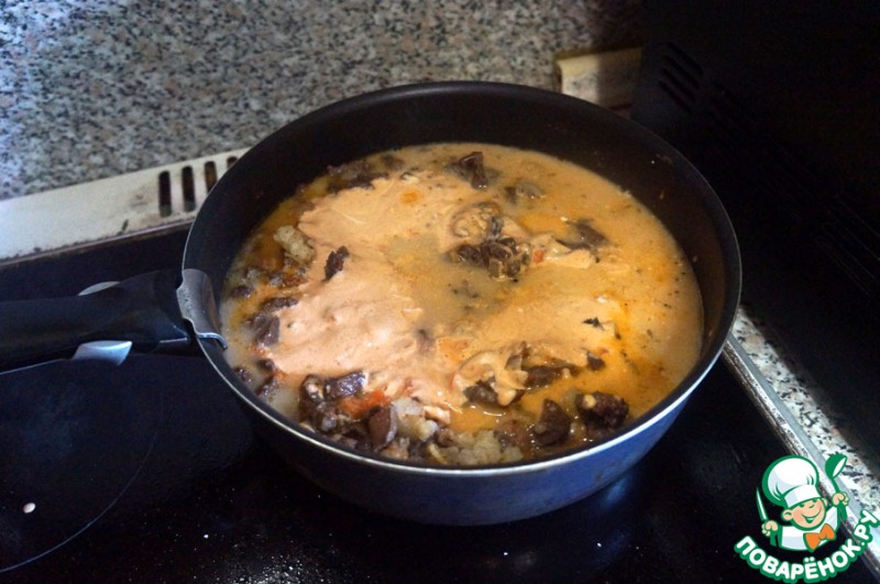 Бефстроганов из говяжьего сердца