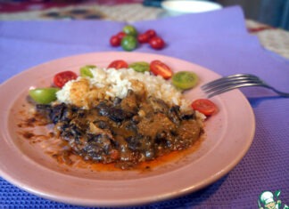 Бефстроганов из говяжьего сердца