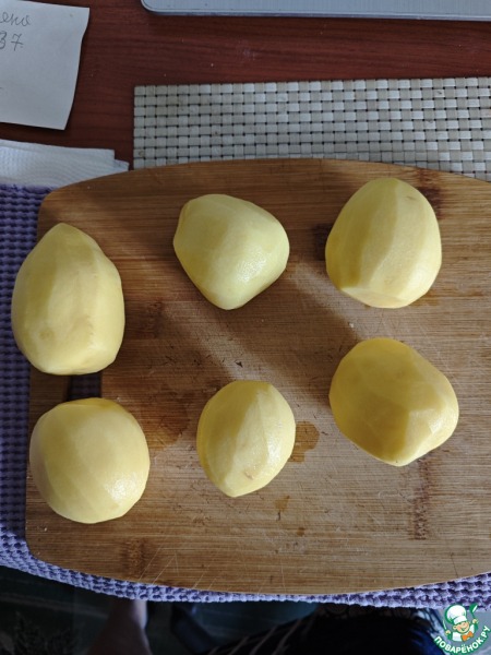 Картофель под сыром в духовке "Праздничный"