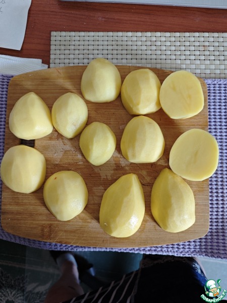 Картофель под сыром в духовке "Праздничный"