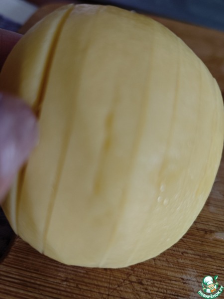 Картофель под сыром в духовке "Праздничный"