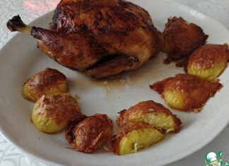 Картофель под сыром в духовке «Праздничный»