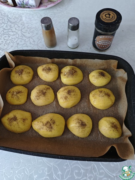 Картофель под сыром в духовке "Праздничный"