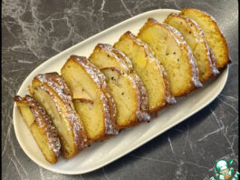 Кекс с яблоками