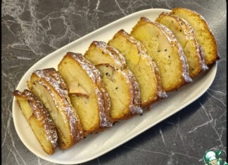 Кекс с яблоками