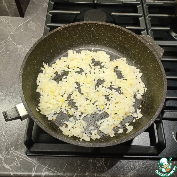 Лазанья с курицей и грибами