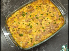 Лазанья с курицей и грибами