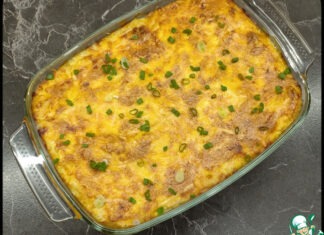 Лазанья с курицей и грибами